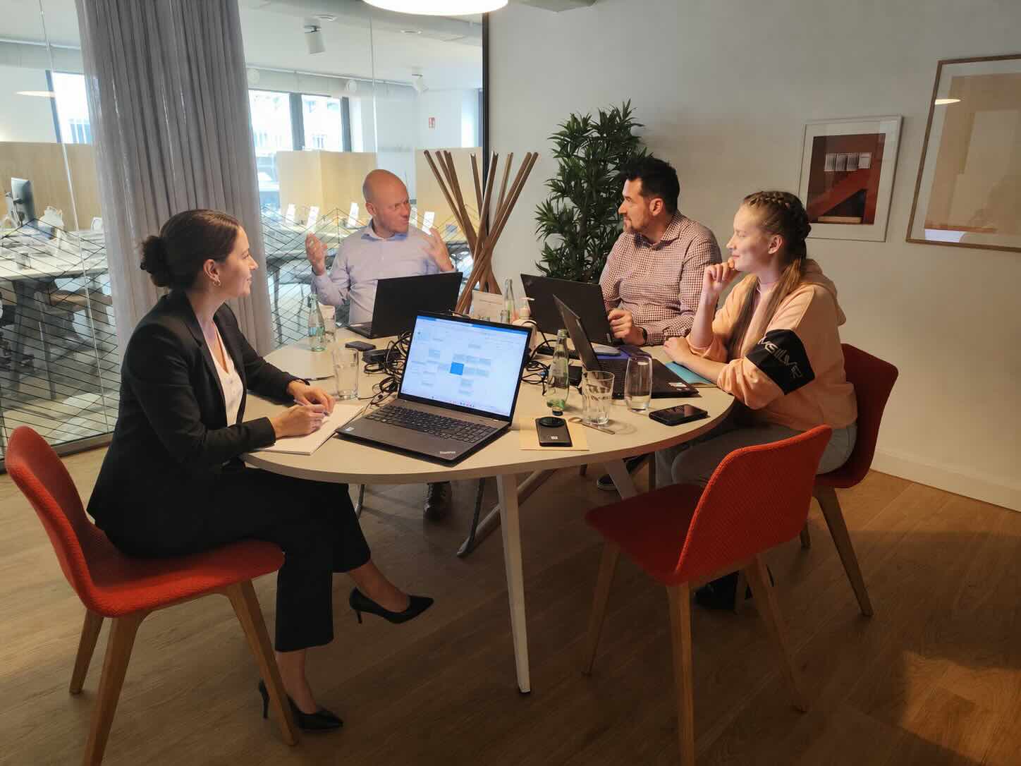 Unser Reporting-Team in Aktion!